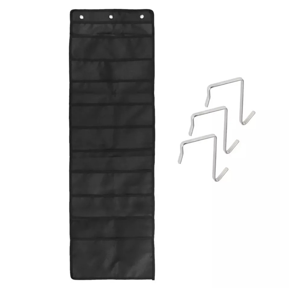 10 Pocket Wall Mounted File Organizer Vertical Hanging Folders Holder A4 Size US